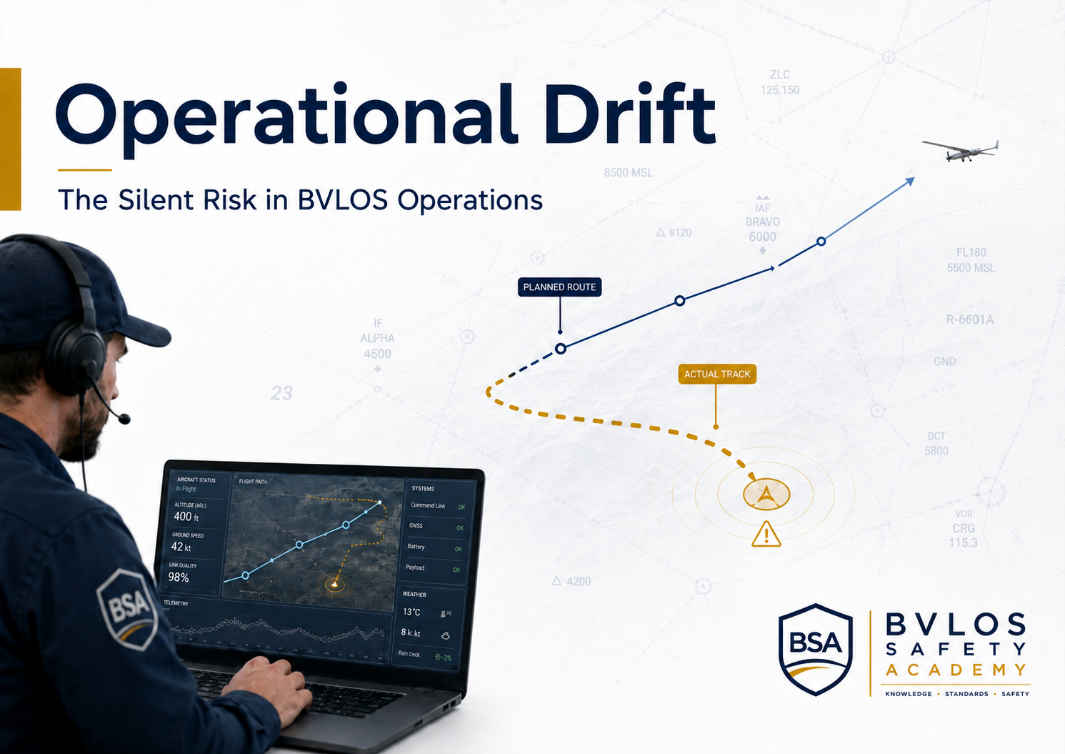 BVLOS corridors for critical infrastructure inspection: first results